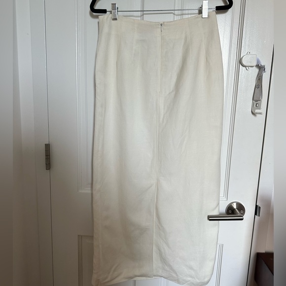 Vintage Rafaella Linen Blend Maxi Skirt 10 - Picture 2 of 3